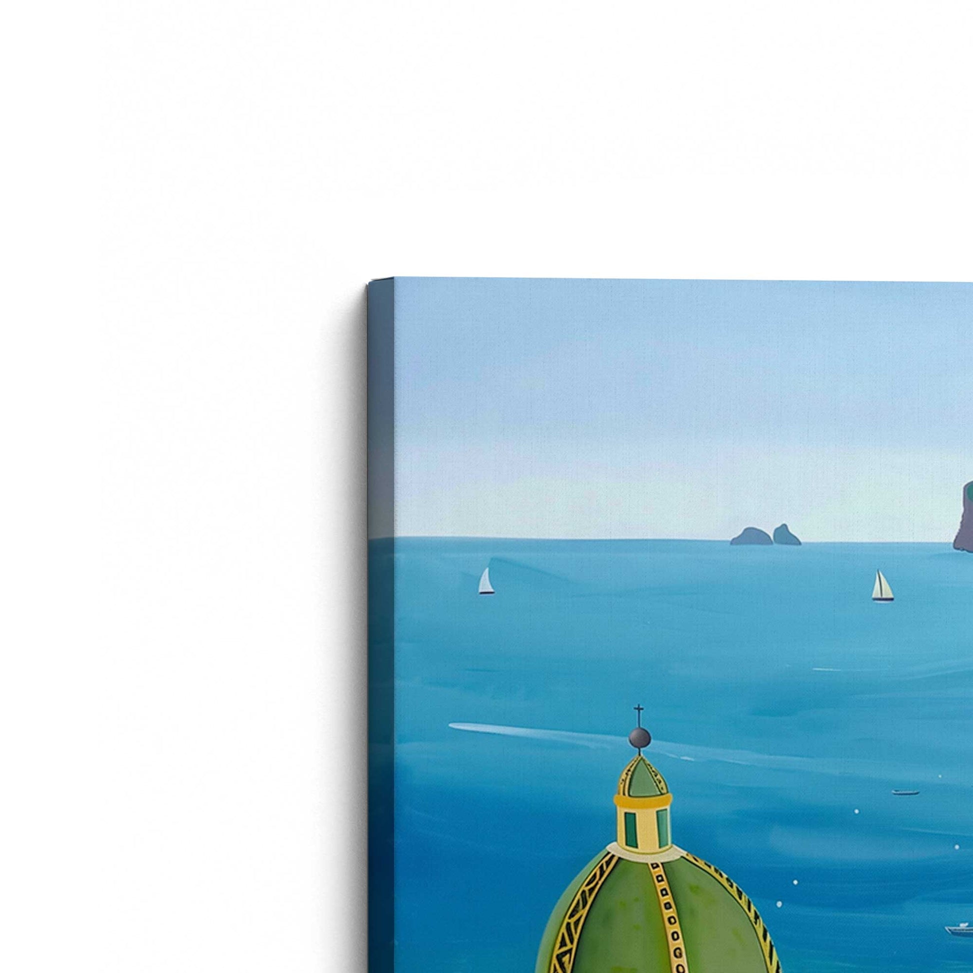 [Color:Stretched Canvas], Picture of the corner of the art