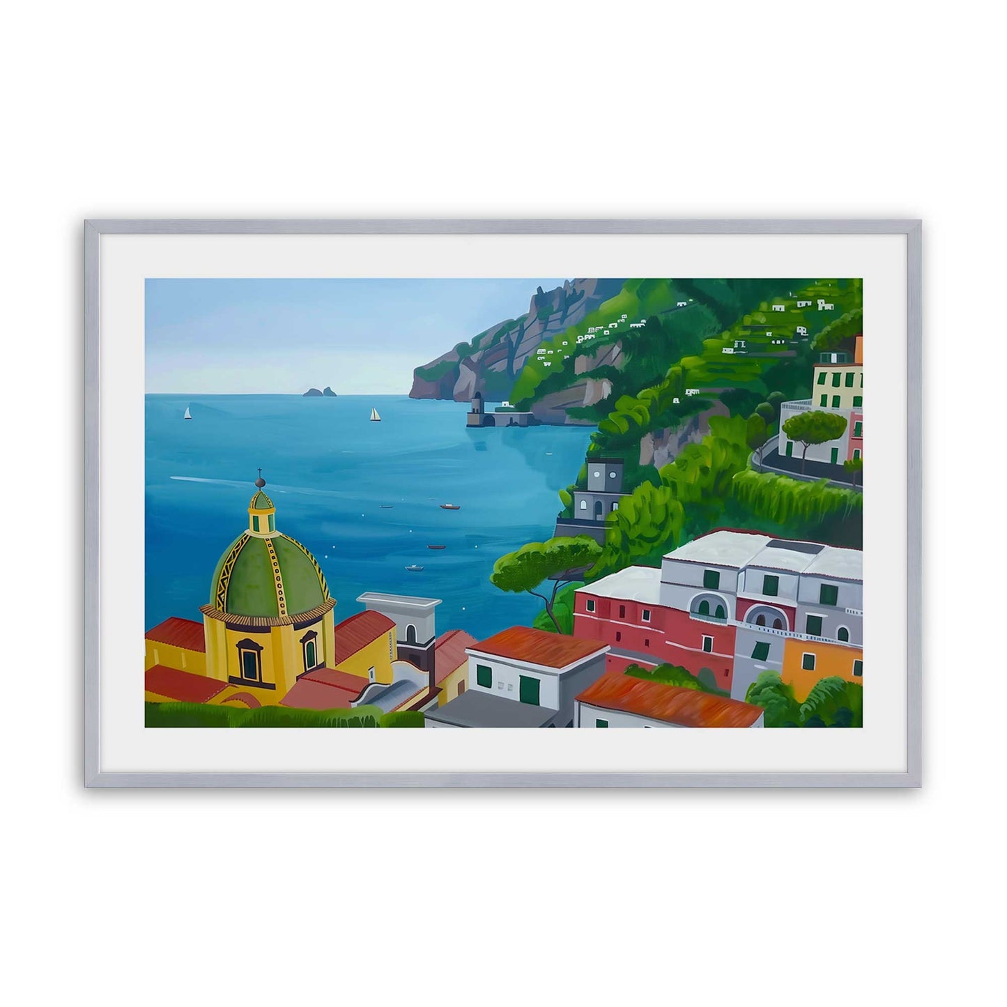[Color:Polished Chrome], Picture of art in a Polished Chrome frame