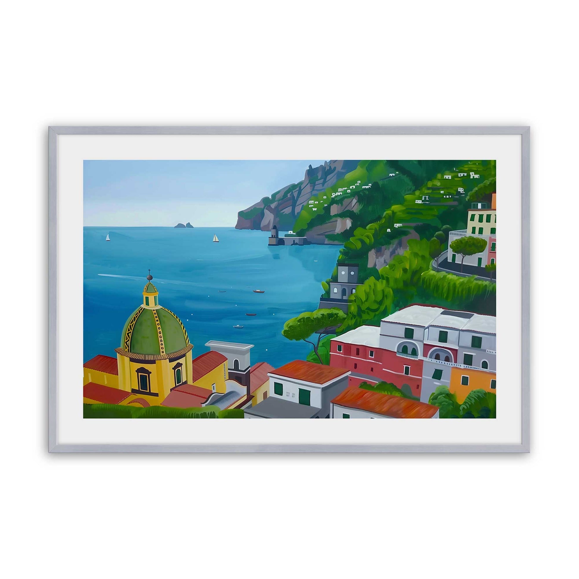 [Color:Polished Chrome], Picture of art in a Polished Chrome frame
