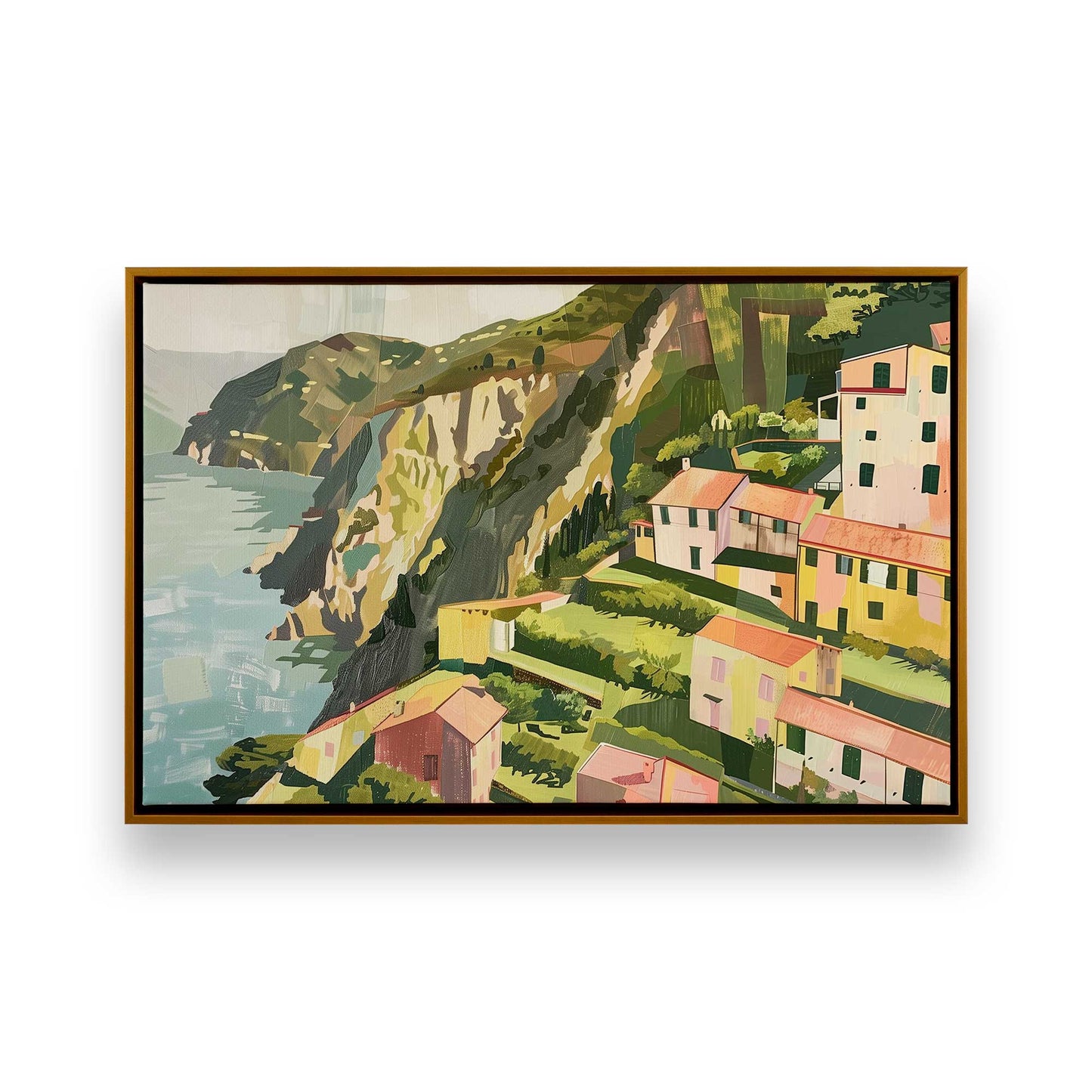 [Color:Polished Gold], Picture of art in a Polished Gold frame