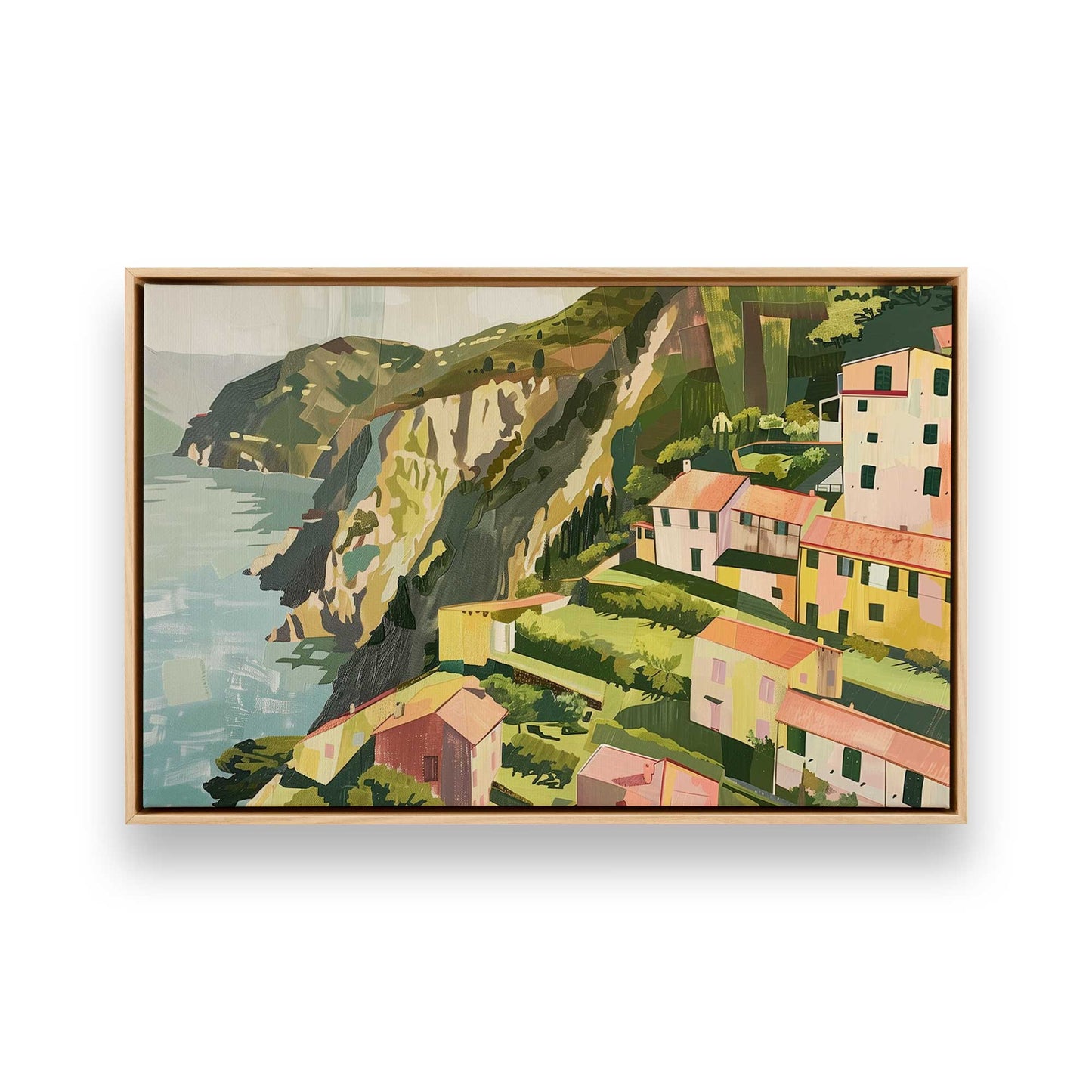 [Color:American Maple], Picture of art in a American Maple frame