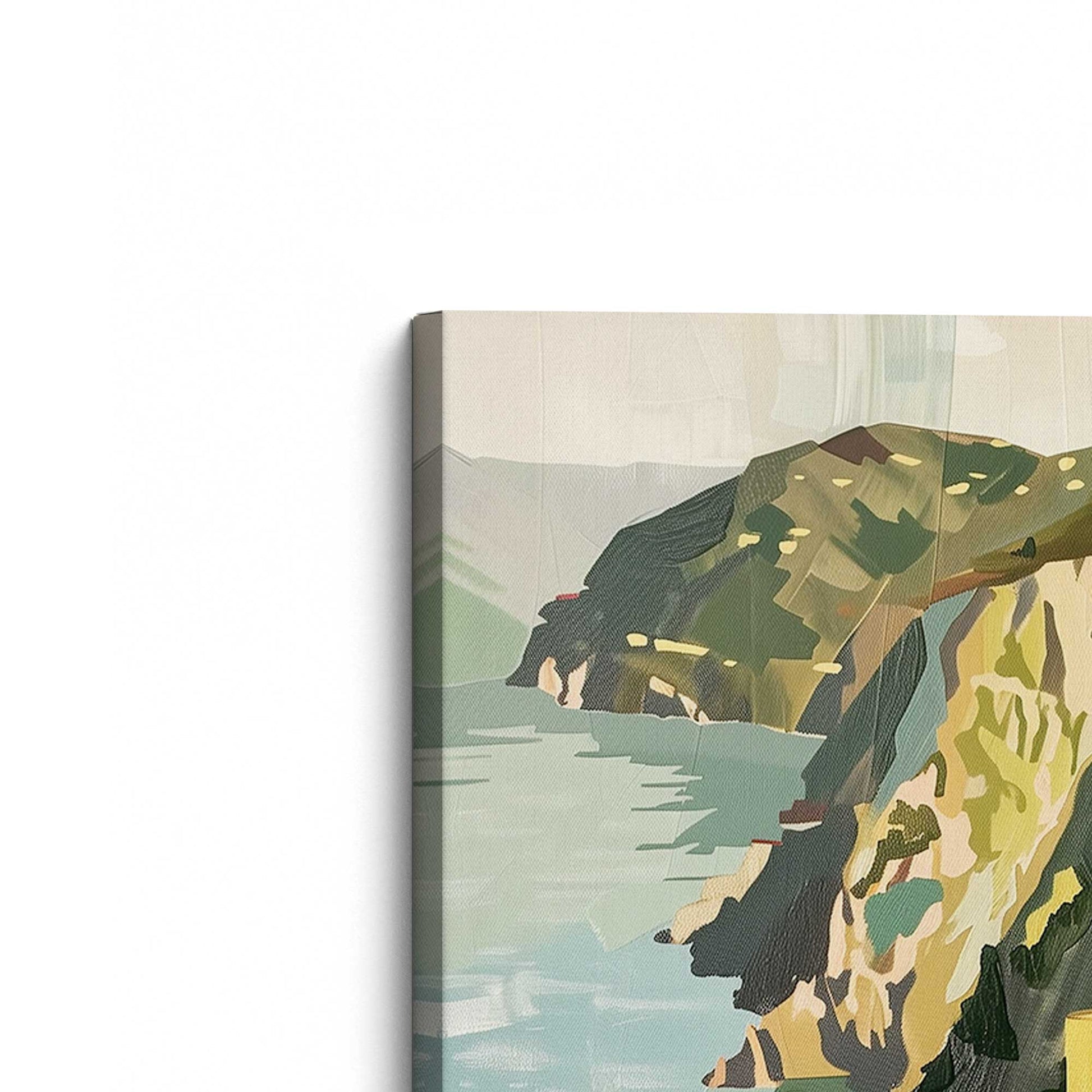 [Color:Stretched Canvas], Picture of the corner of the art