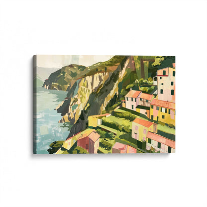 [Color:Stretched Canvas], Picture of art at an angle