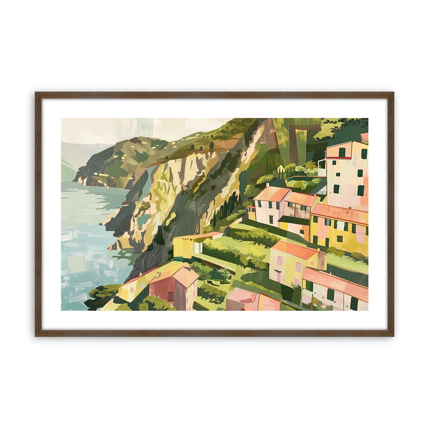 [Color:Walnut], Picture of art in a Walnut frame