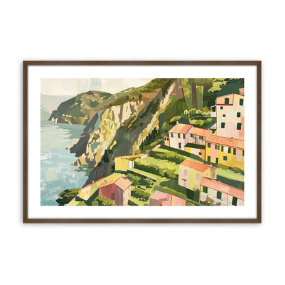 [Color:Walnut], Picture of art in a Walnut frame