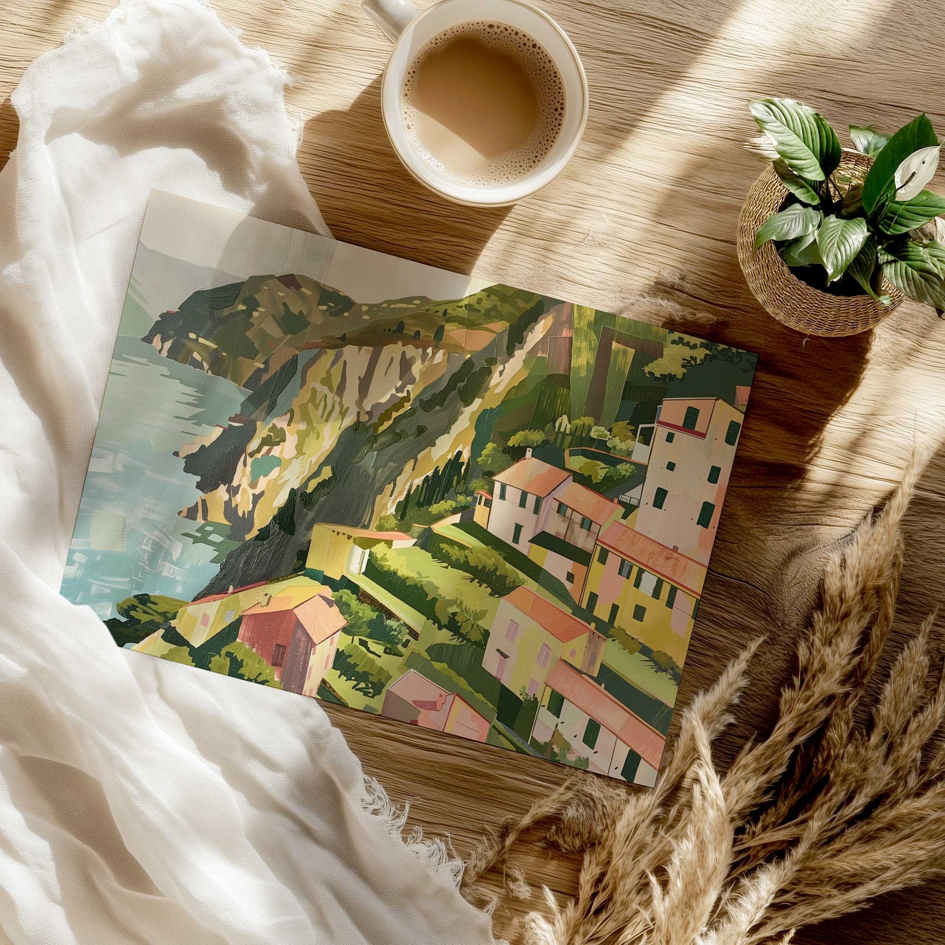 [Color:Rolled Print], Picture of close up of art