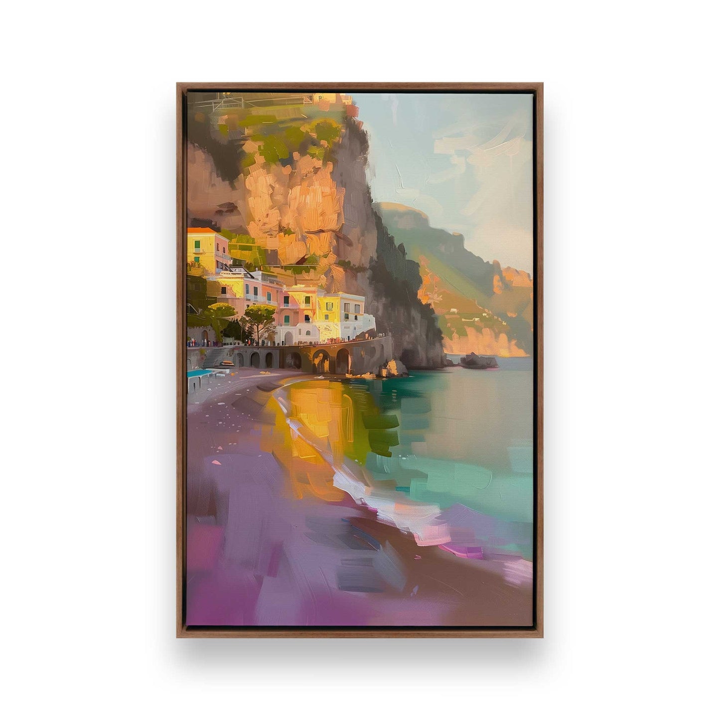 [Color:Walnut], Picture of art in a Walnut frame