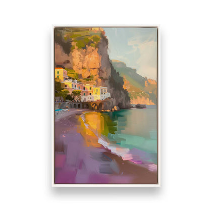 [Color:Opaque White], Picture of art in a White frame