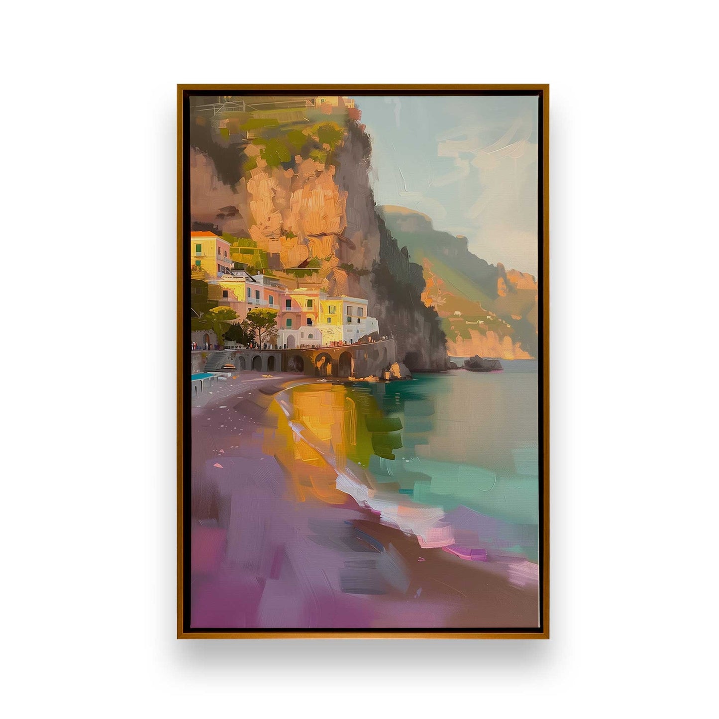 [Color:Polished Gold], Picture of art in a Polished Gold frame
