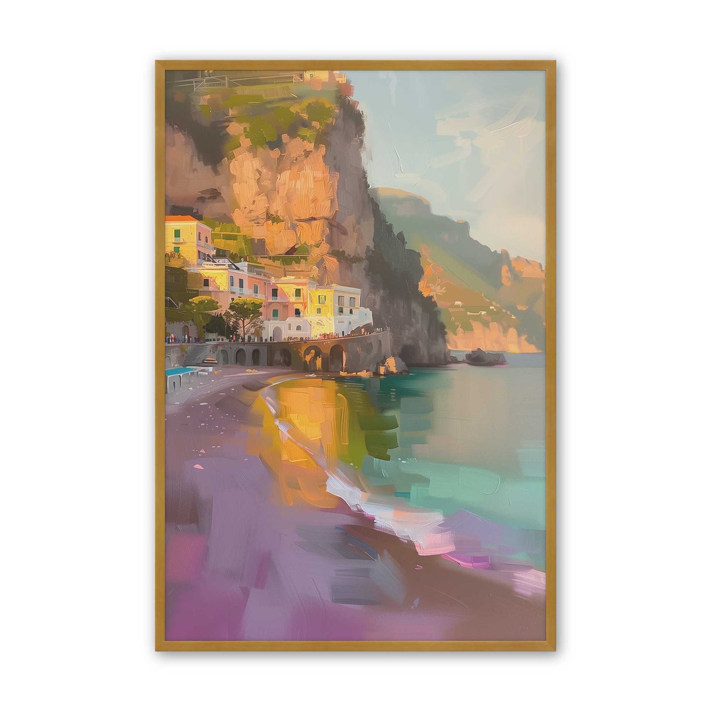 [Color:Polished Gold], Picture of art in a Polished Gold frame