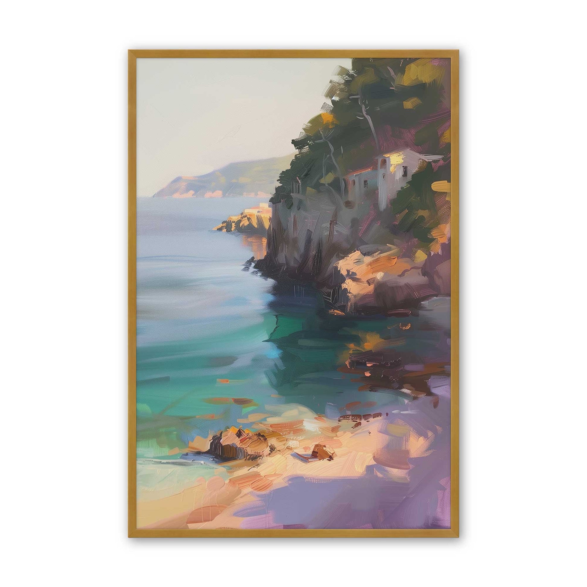 [Color:Polished Gold], Picture of art in a Polished Gold frame