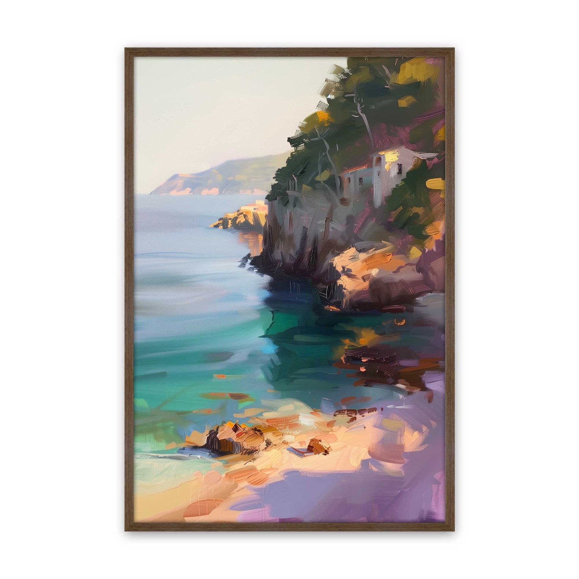[Color:Walnut], Picture of art in a Walnut frame