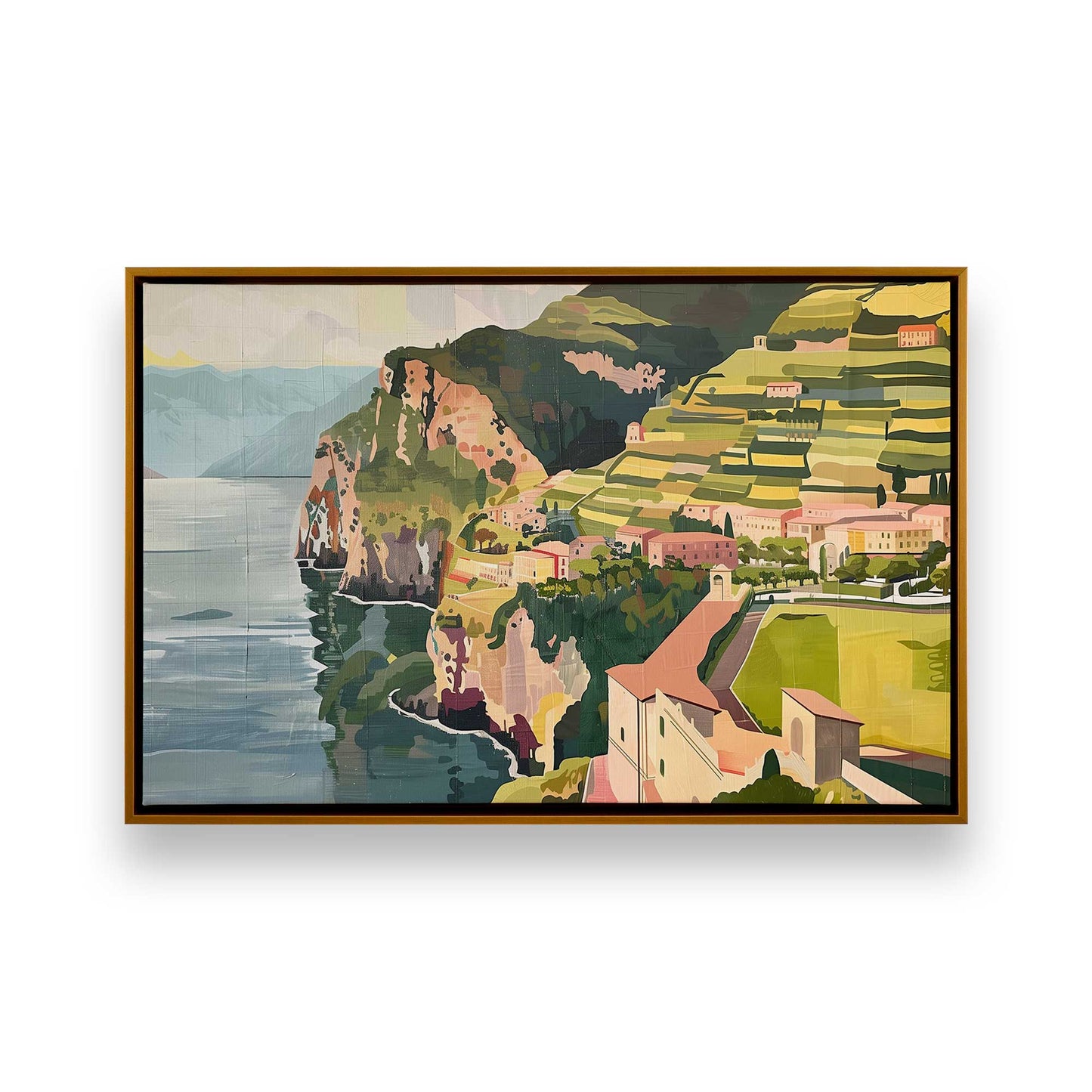 [Color:Polished Gold], Picture of art in a Polished Gold frame