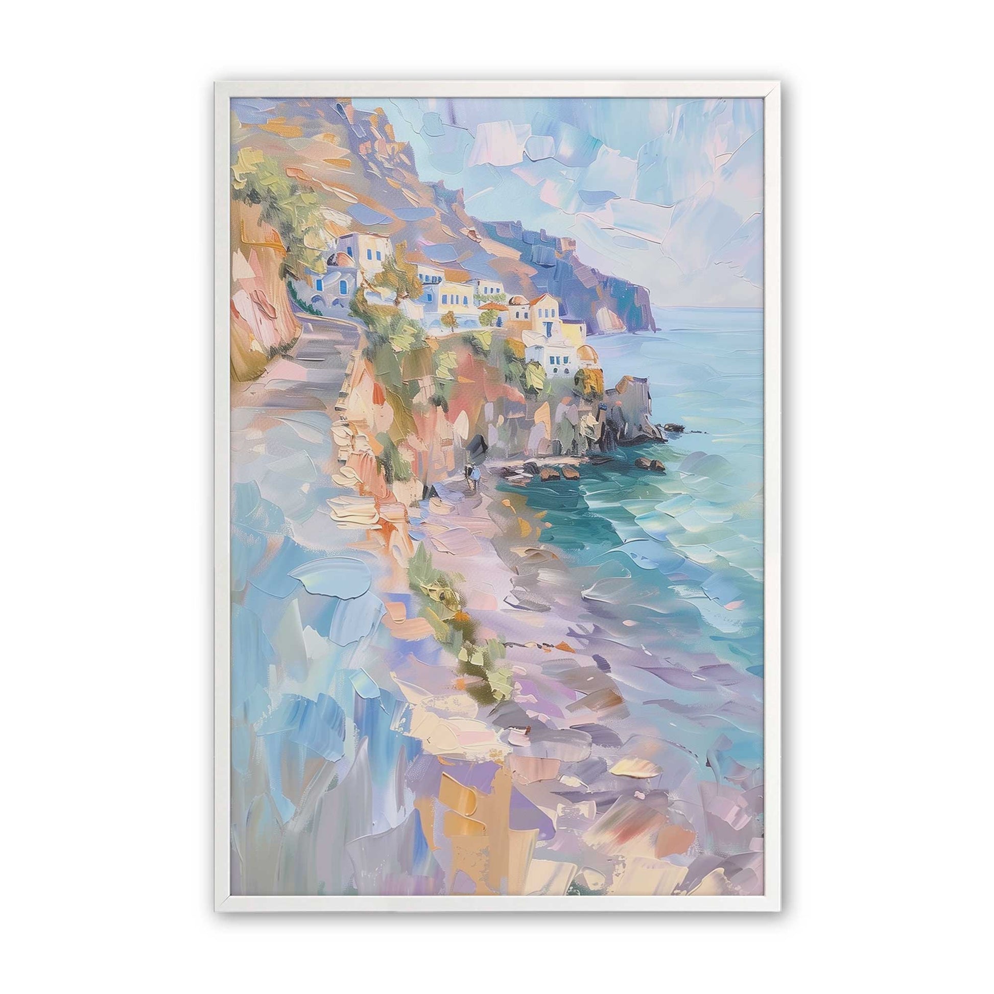 [Color:Opaque White], Picture of art in a Opaque White frame