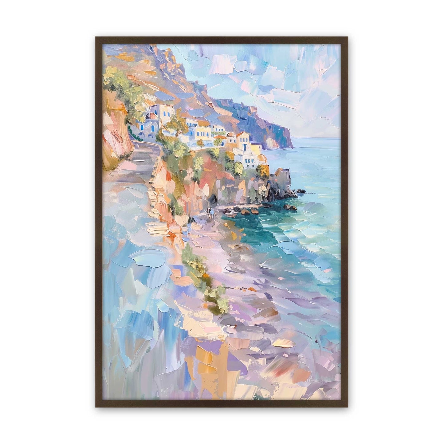 [Color:Belvinder Brown], Picture of art in a Belvinder Brown frame