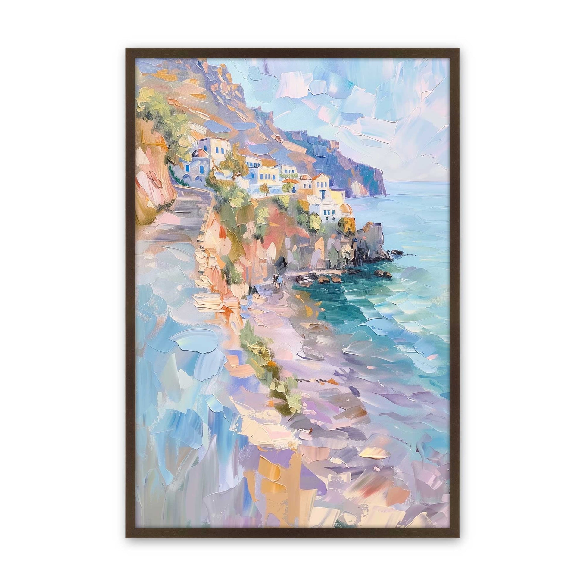 [Color:Belvinder Brown], Picture of art in a Belvinder Brown frame