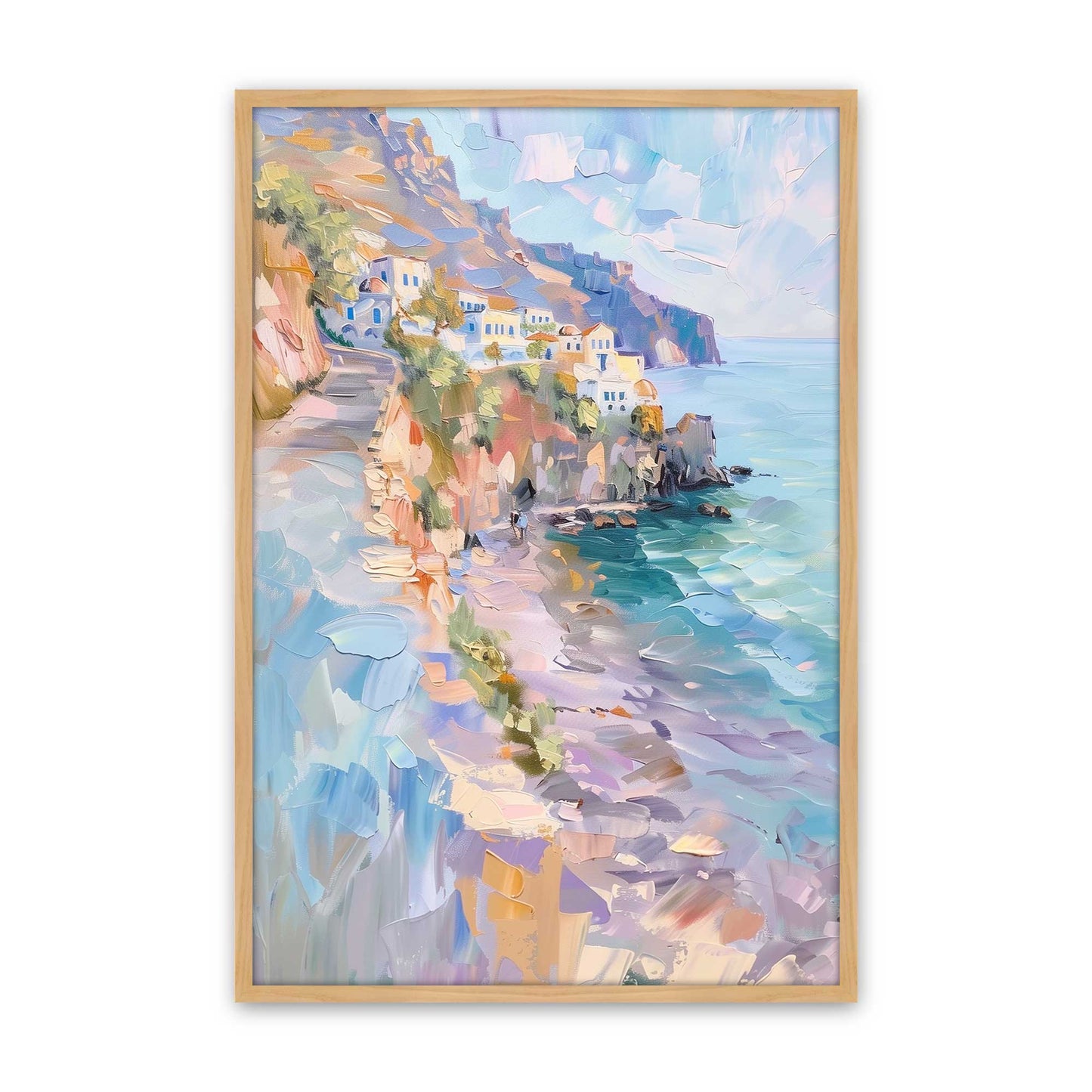 [Color:American Maple], Picture of art in a American Maple frame