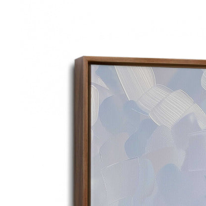 [Color:Walnut], Picture of art in a Walnut frame at an angle