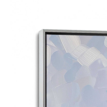 [Color:Polished Chrome], Picture of art in a Polished Chrome frame at an angle