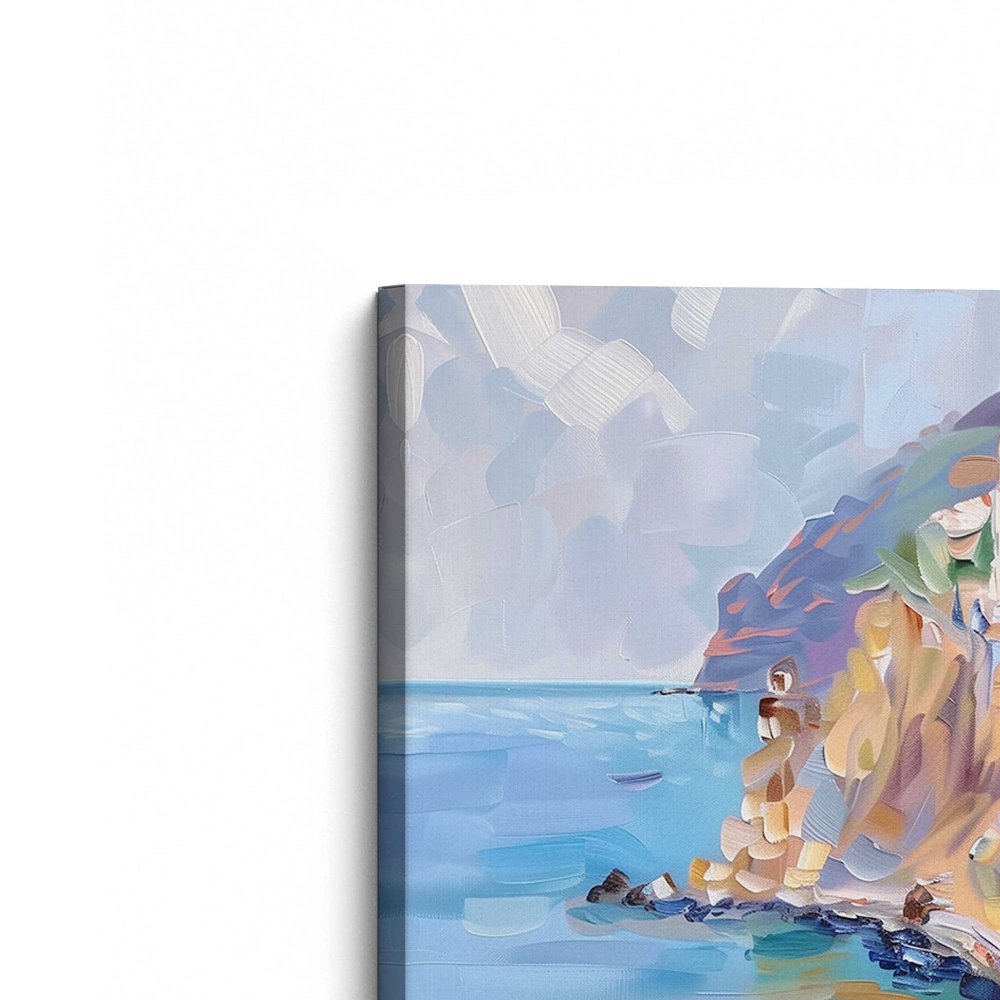 [Color:Stretched Canvas], Picture of the corner of the art