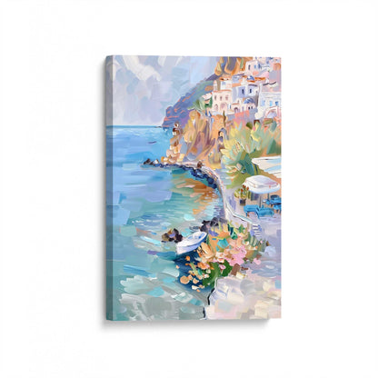 [Color:Stretched Canvas], Picture of art at an angle