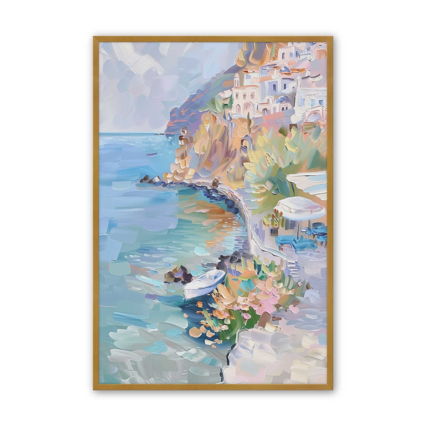 [Color:Polished Gold], Picture of art in a Polished Gold frame
