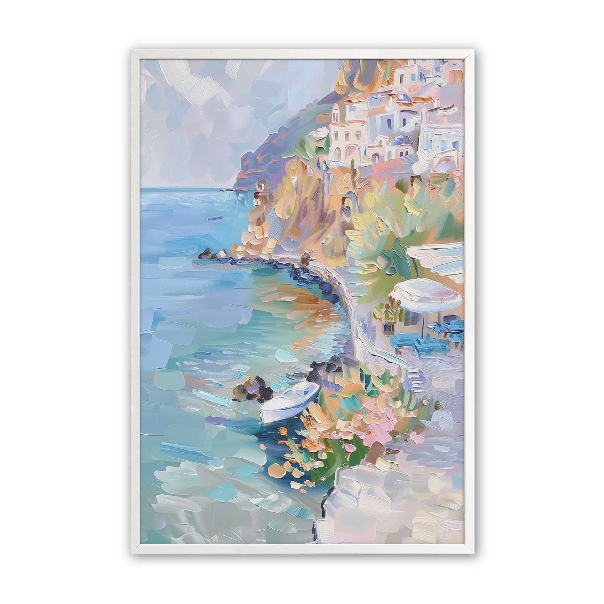 [Color:Opaque White], Picture of art in a Opaque White frame