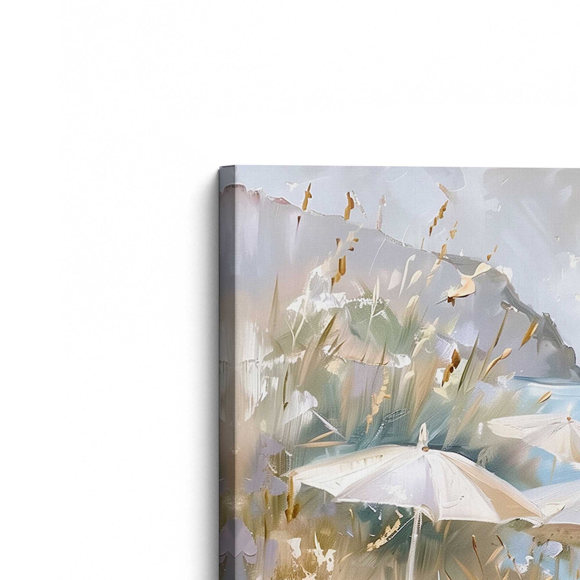 [Color:Stretched Canvas], Picture of the corner of the art