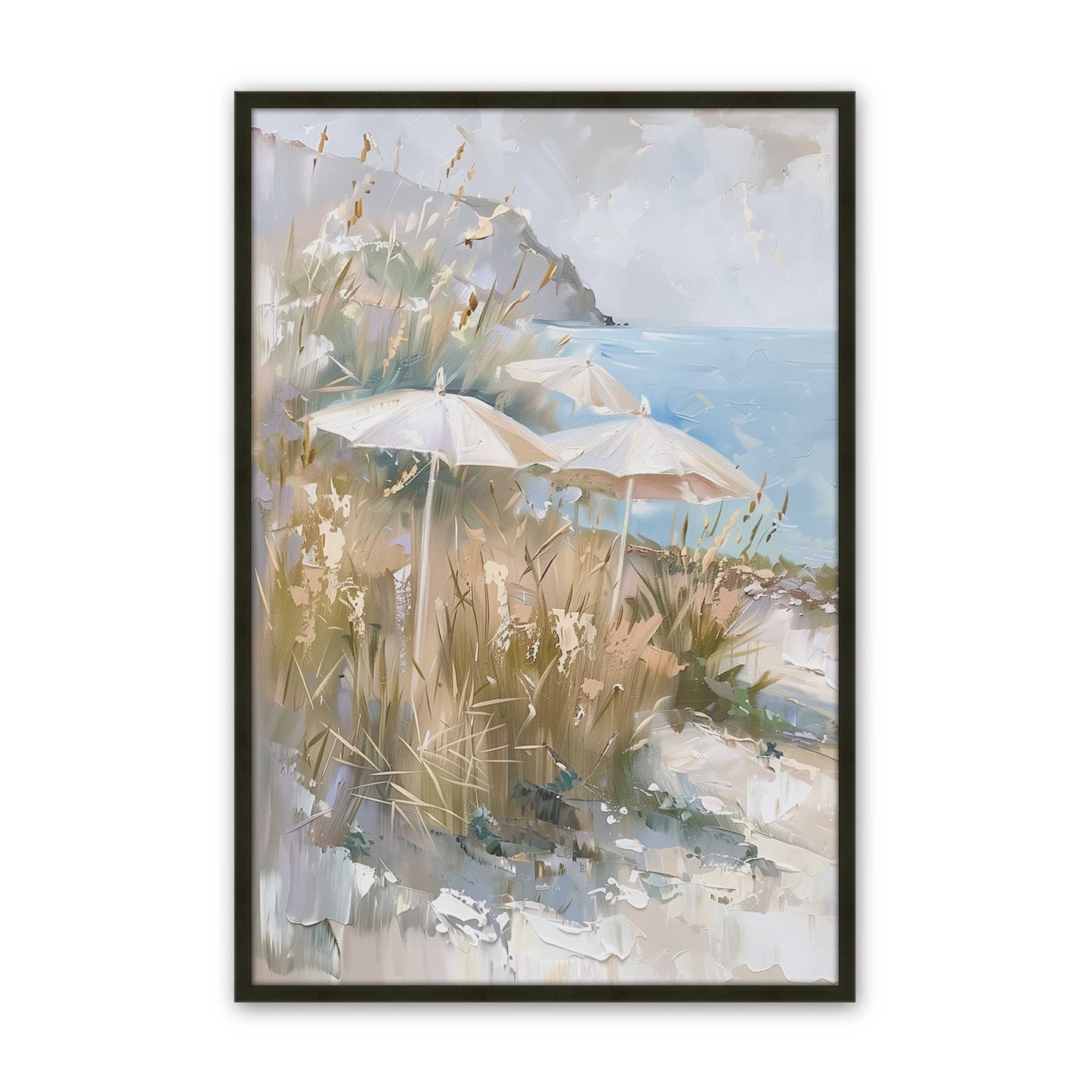 [Color:Satin Black], Picture of art in a Satin Black frame