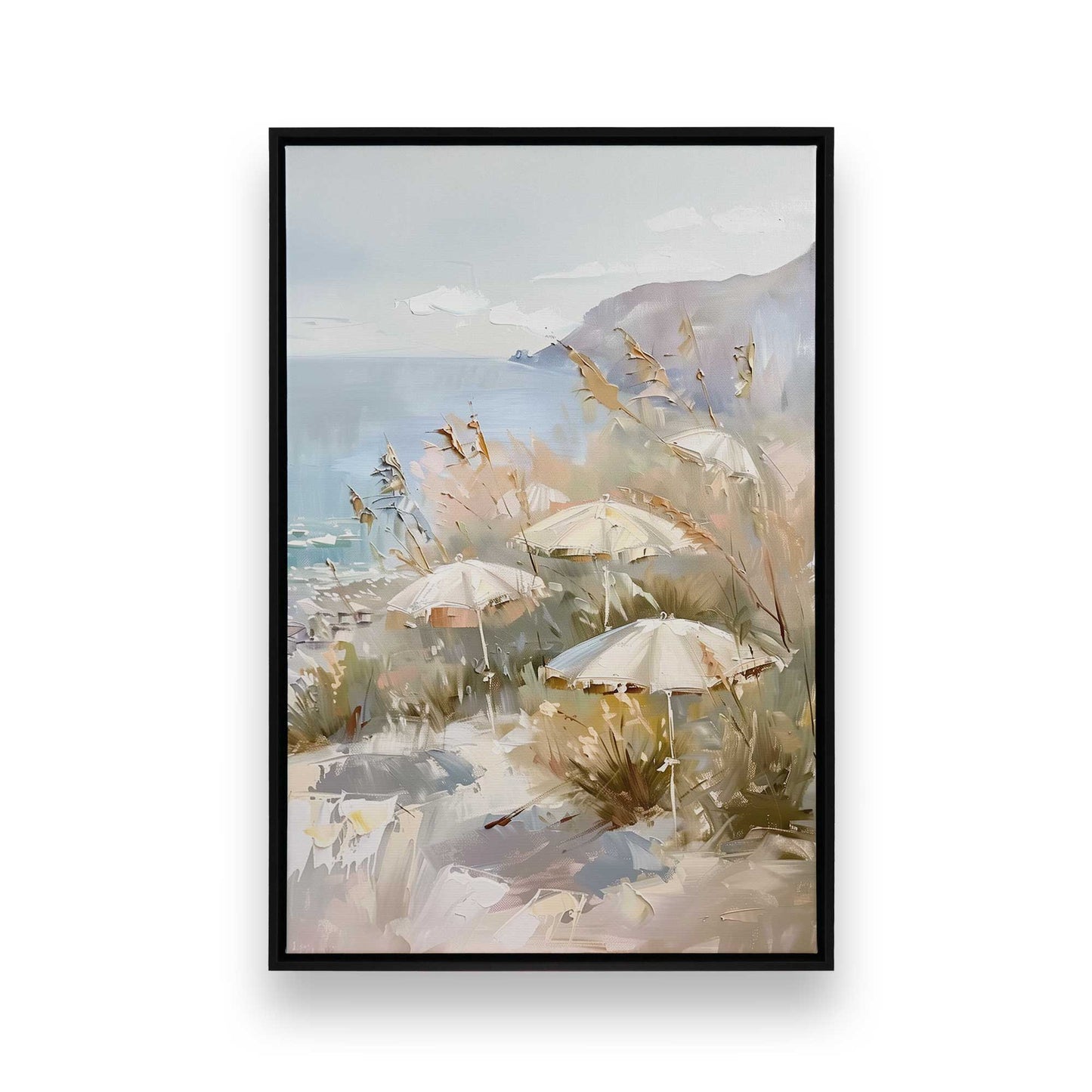 [Color:Satin Black], Picture of art in a Satin Black frame