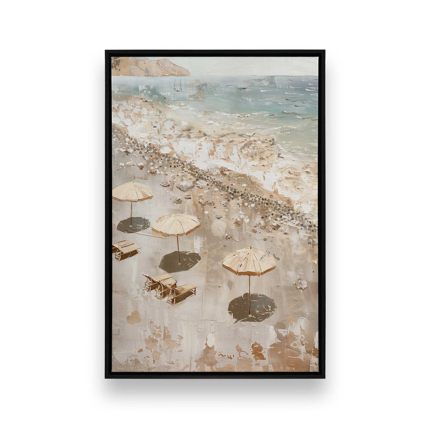[Color:Satin Black], Picture of art in a Satin Black frame