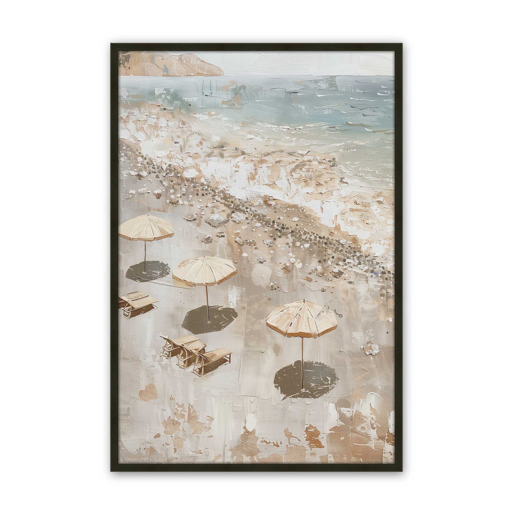 [Color:Satin Black], Picture of art in a Satin Black frame