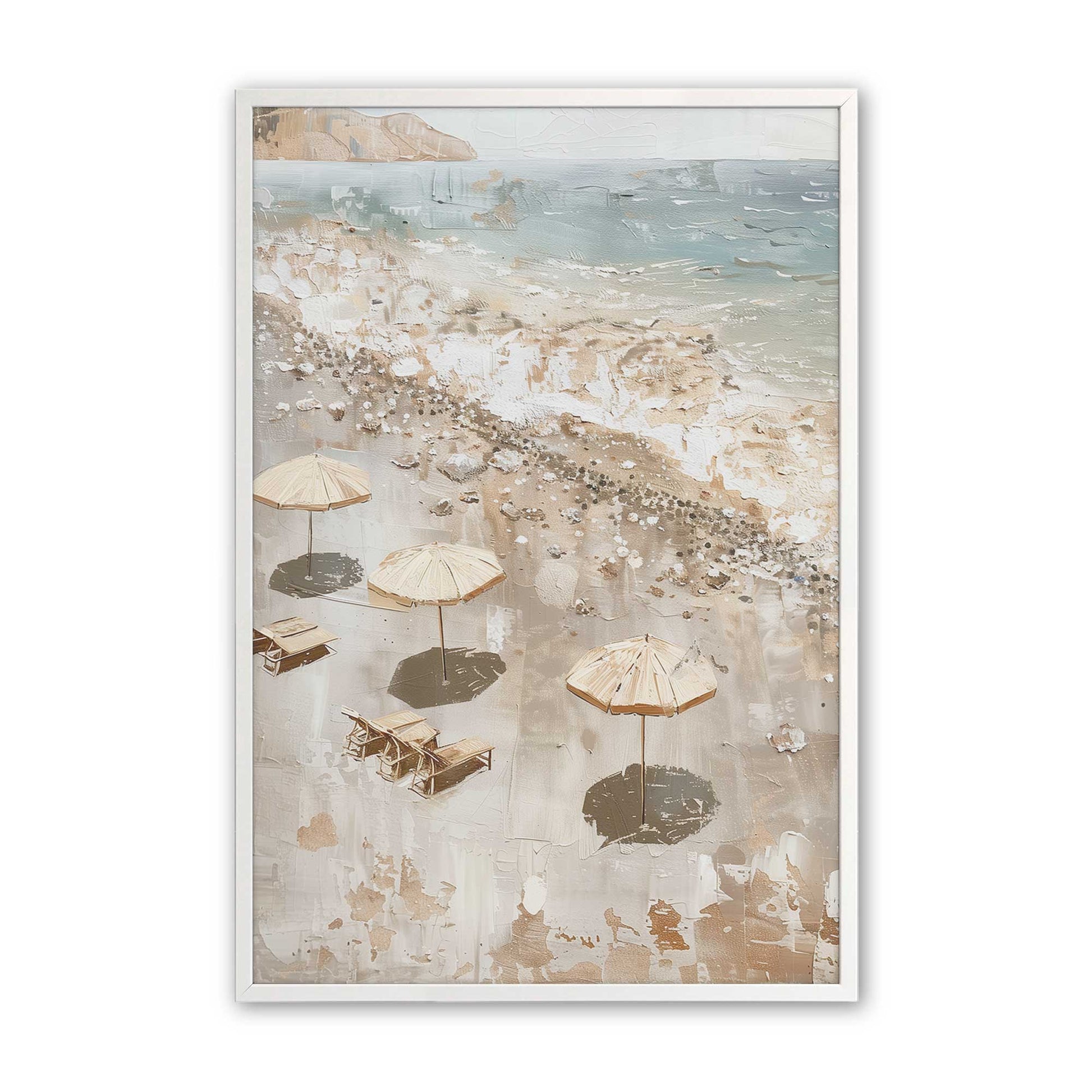 [Color:Opaque White], Picture of art in a Opaque White frame