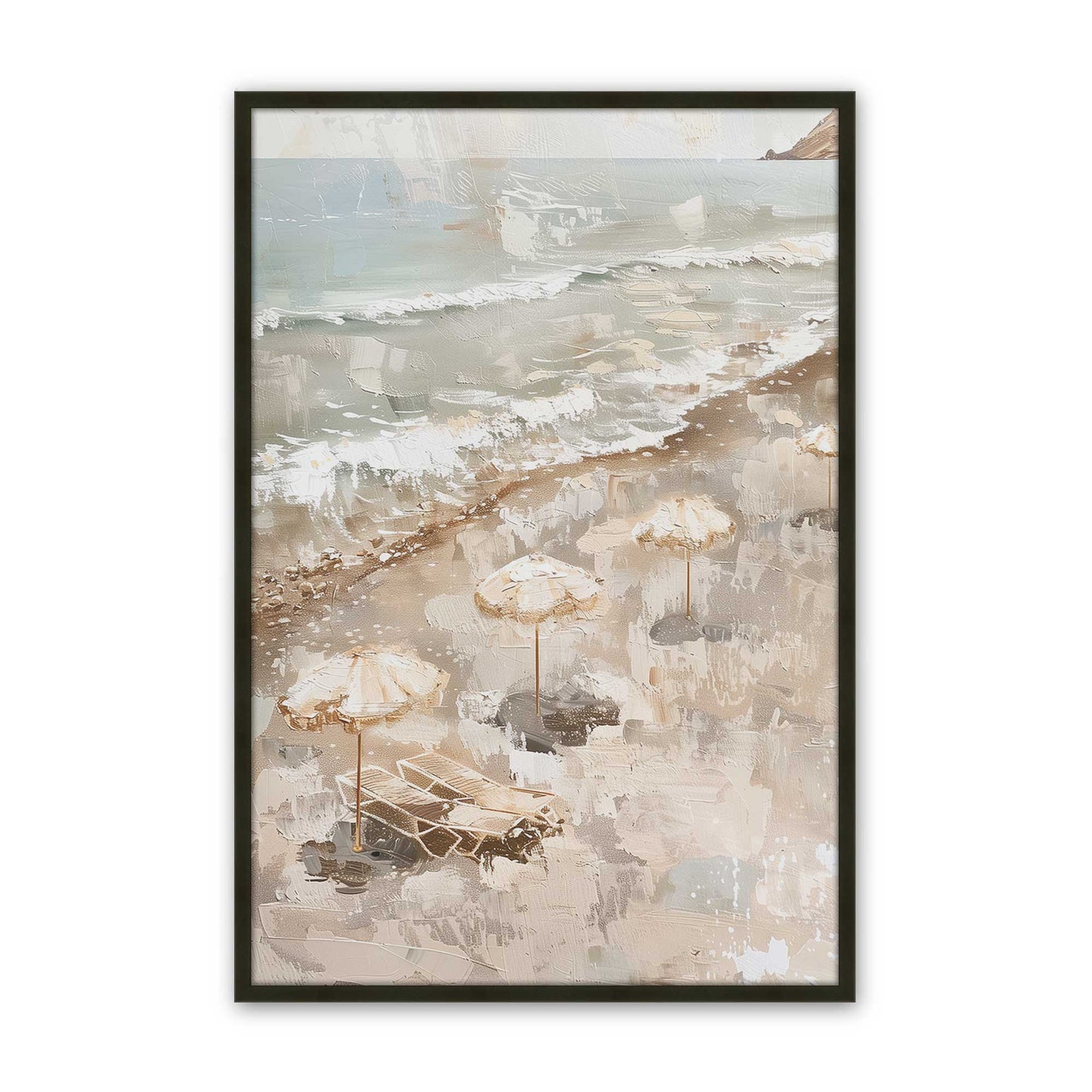 [Color:Satin Black], Picture of art in a Satin Black frame