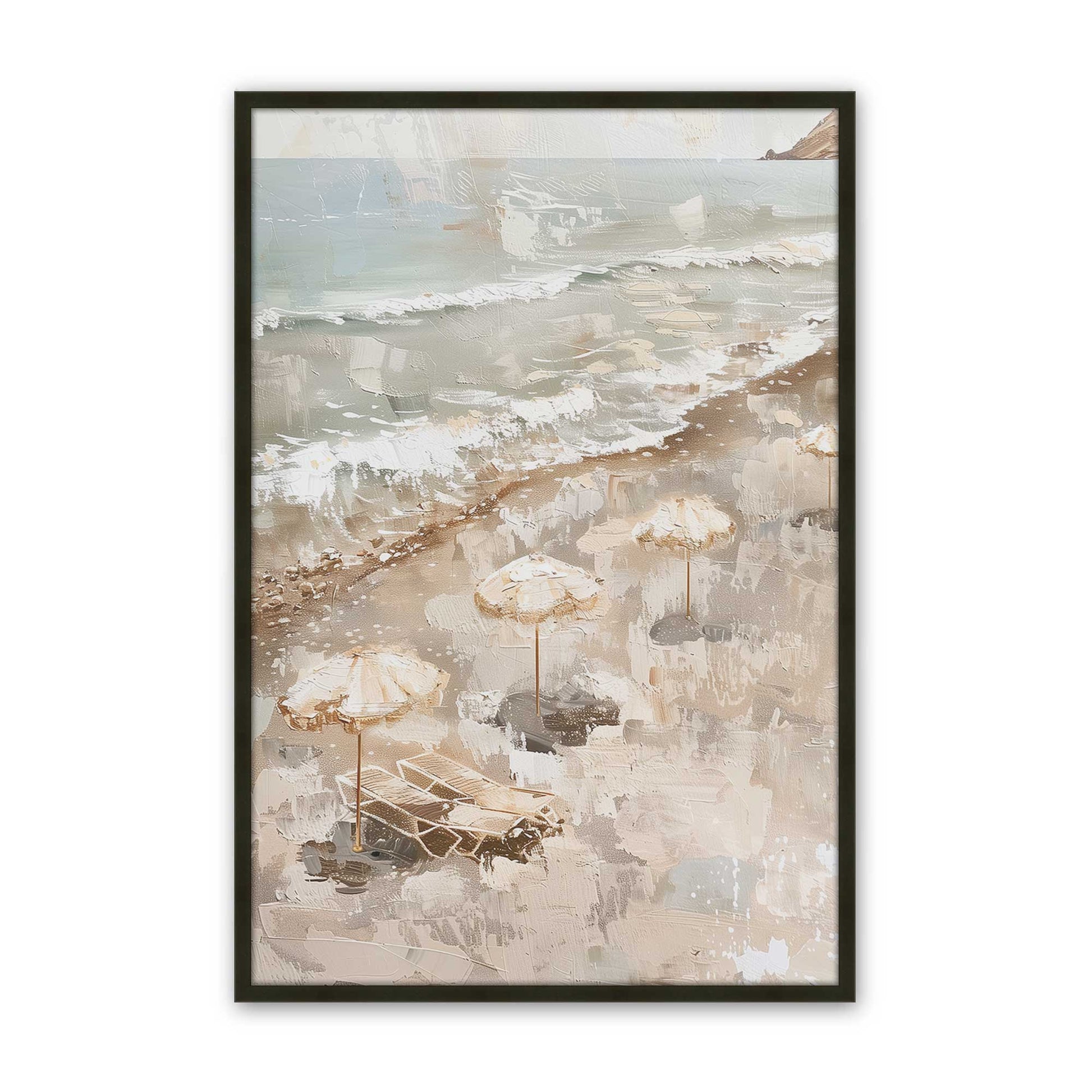 [Color:Satin Black], Picture of art in a Satin Black frame