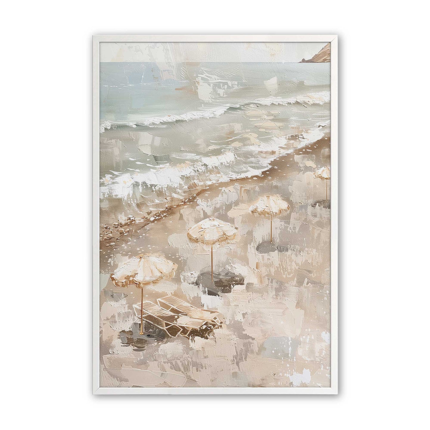 [Color:Opaque White], Picture of art in a Opaque White frame