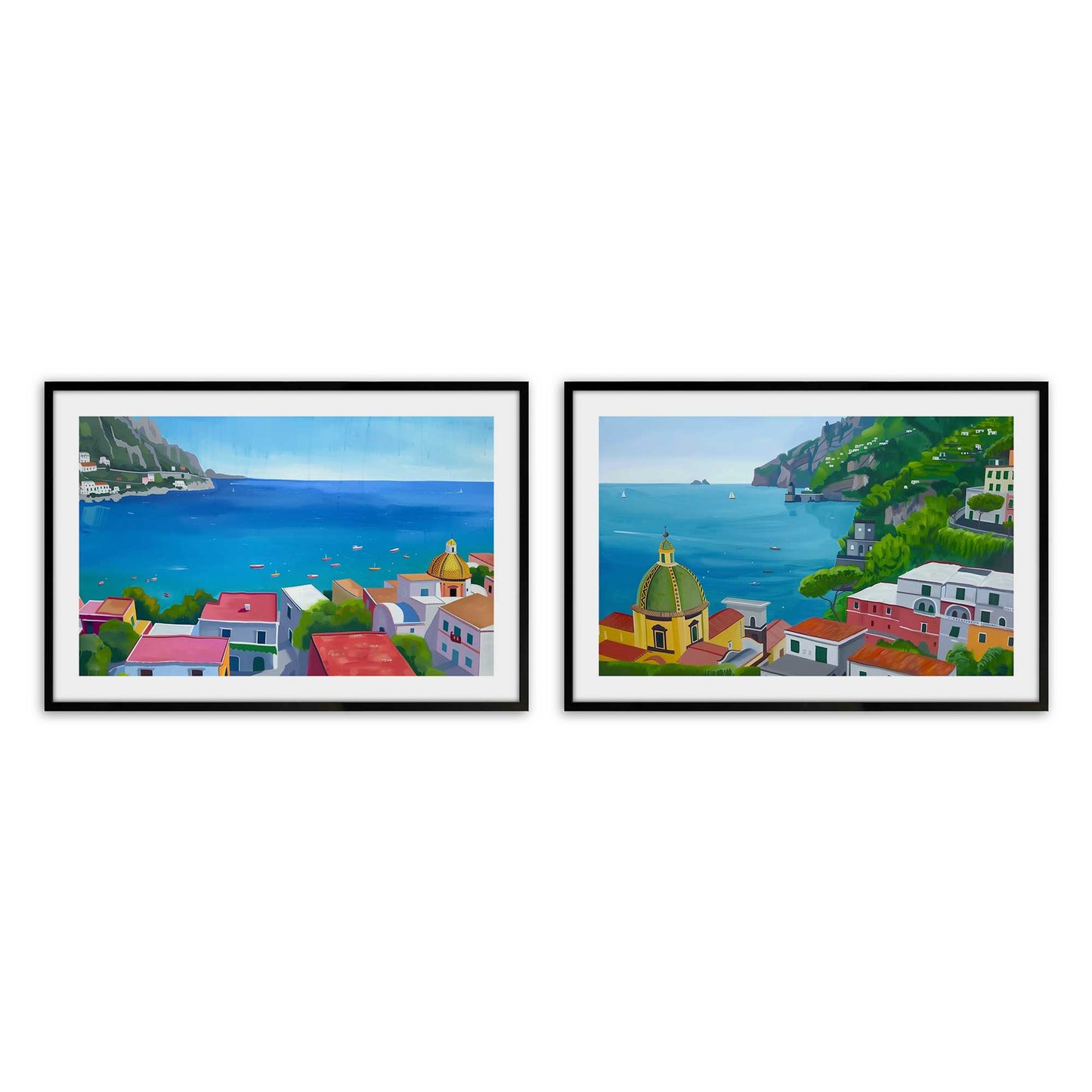 [Color:Satin Black], Picture of art in a Satin Black frame