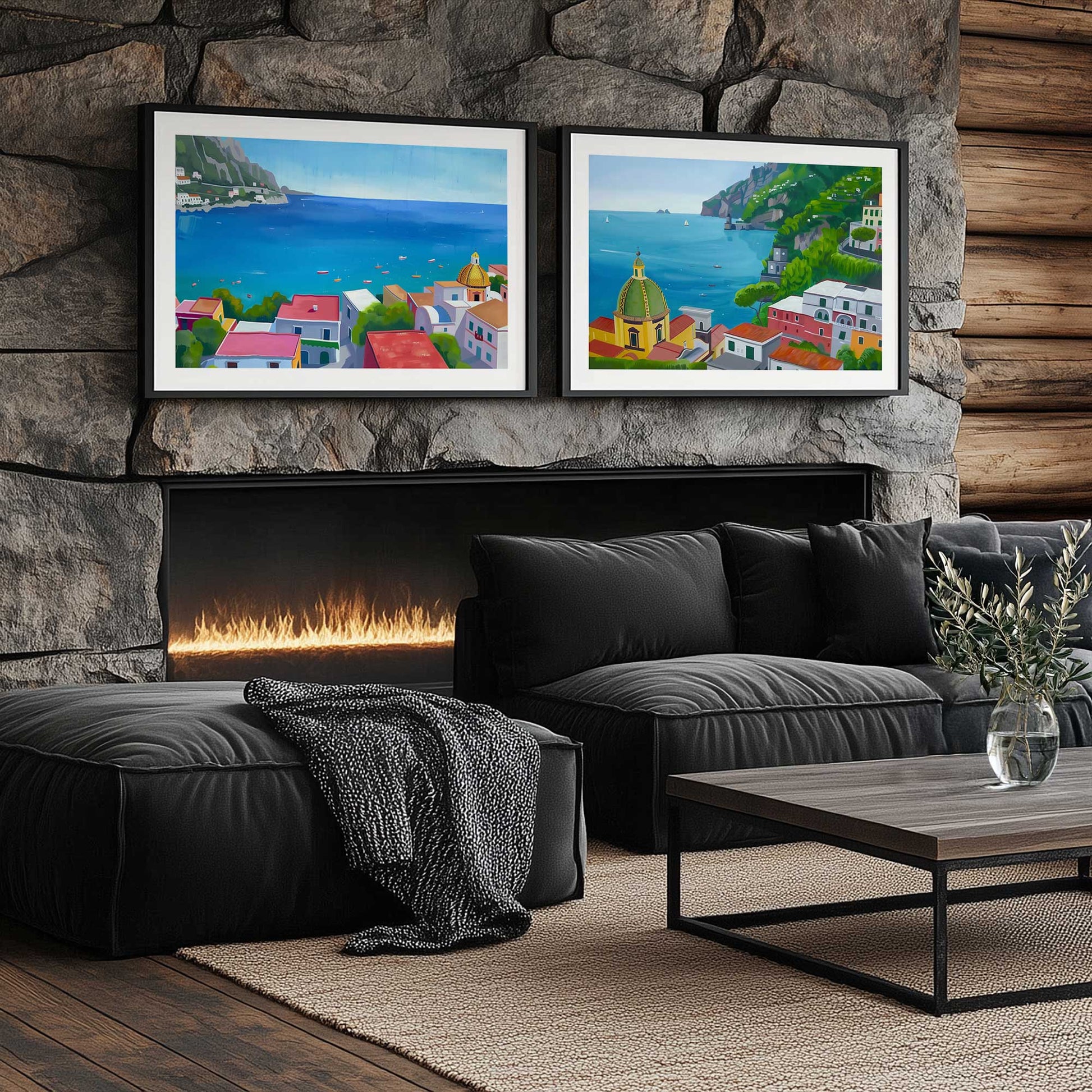 [Color:Polished Gold], Picture of art in a Polished Gold frame