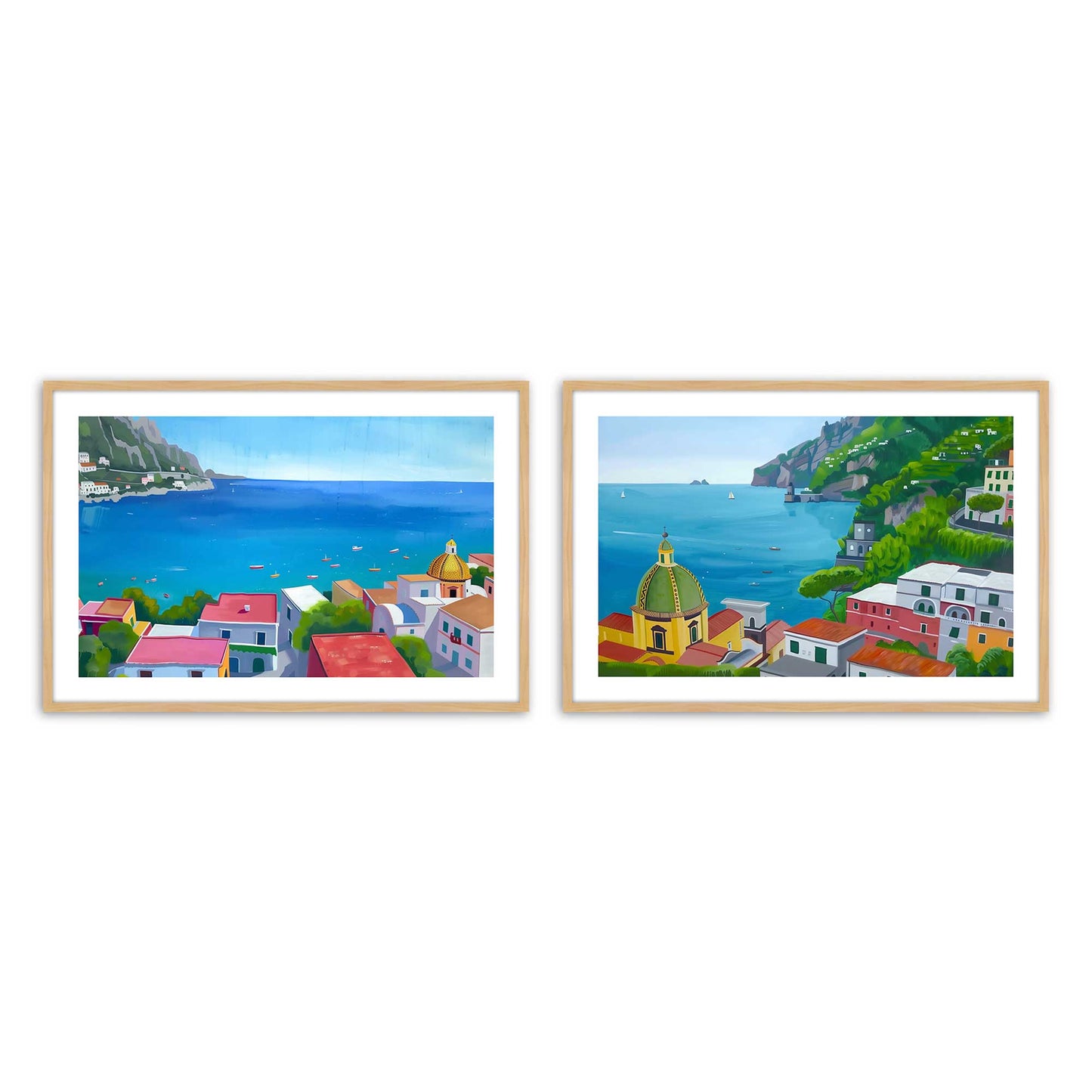 [Color:American Maple], Picture of art in a American Maple frame