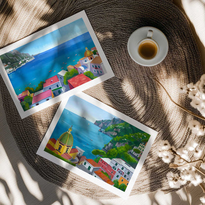 [color:Rolled Print], Picture of art in a room