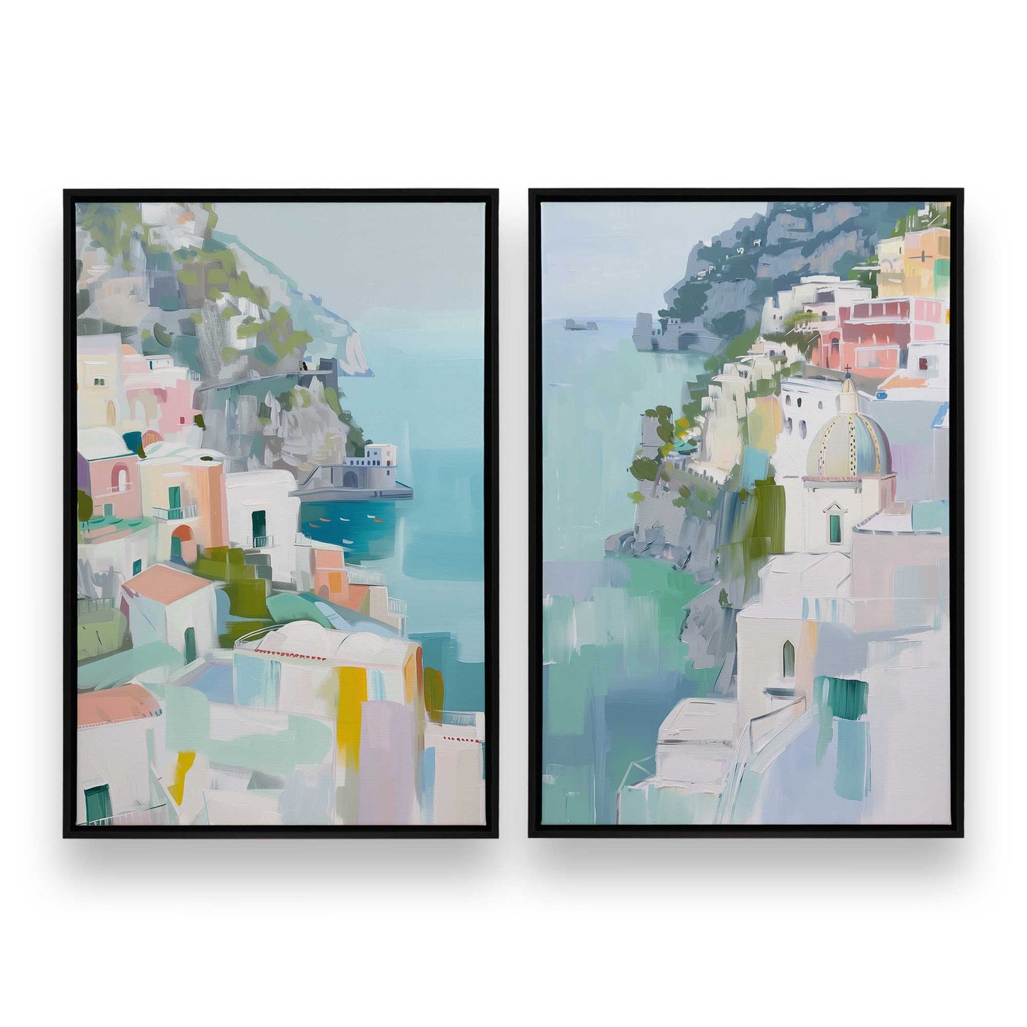 [Color:Satin Black], Picture of art in a Satin Black frame