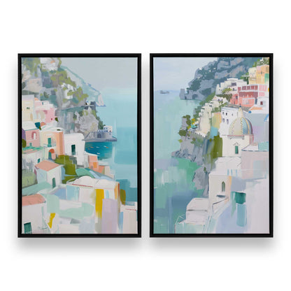 [Color:Satin Black], Picture of art in a Satin Black frame
