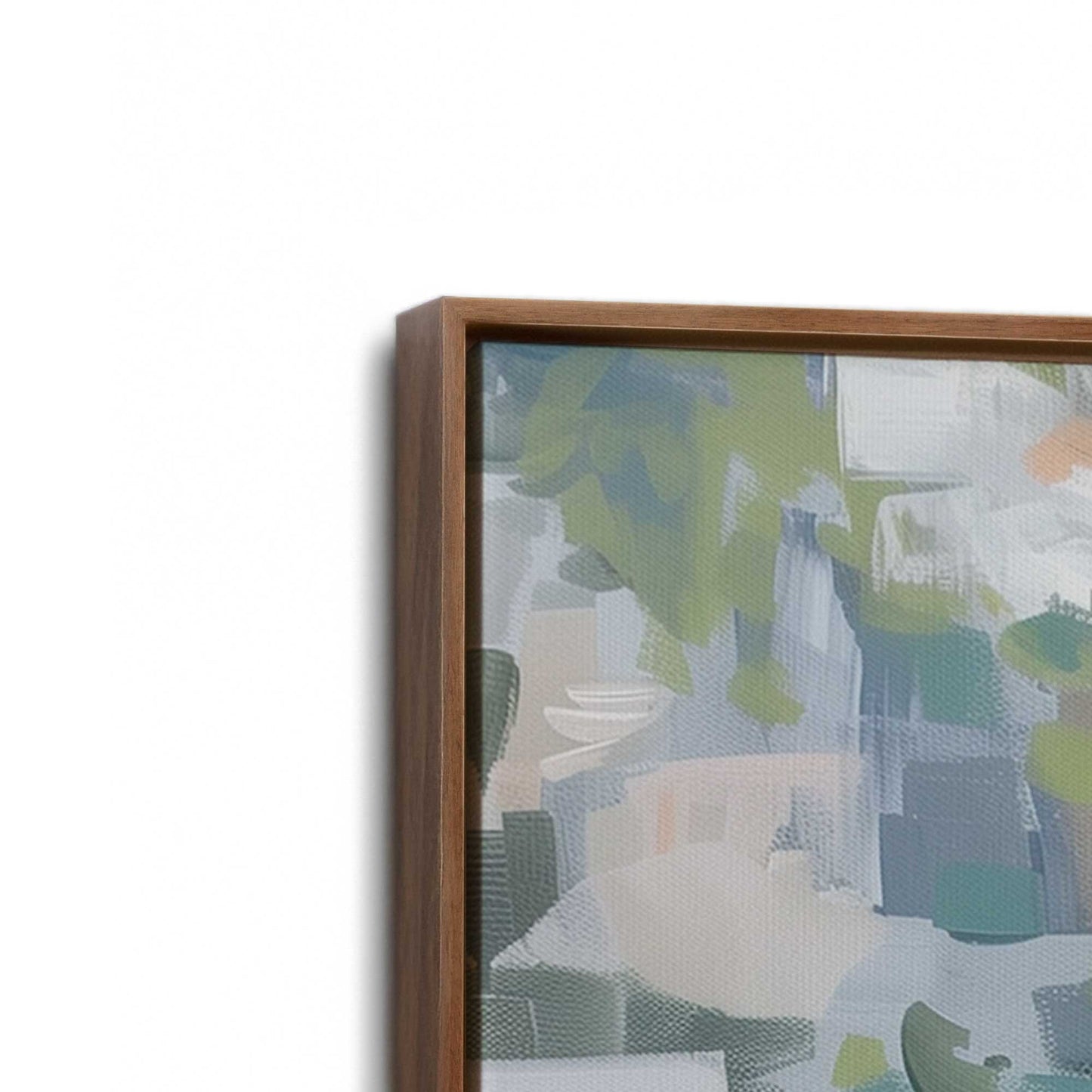 [Color:Walnut], Picture of the corner of the art