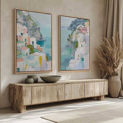 [Color:American Maple], Picture of art in a American Maple frame