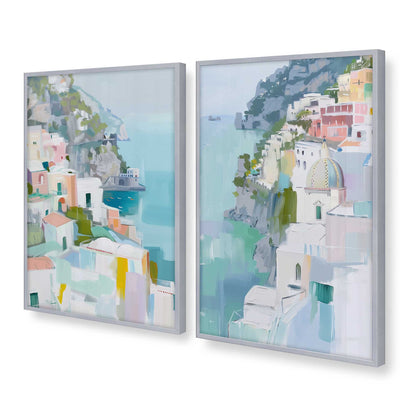 [Color:Polished Chrome], Picture of art in a Polished Chrome frame at an angle