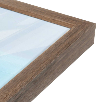 [Color:Walnut], Picture of art in a Walnut frame of the corner
