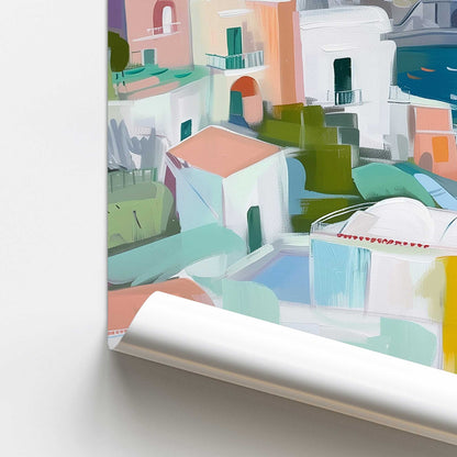 [color:Rolled Print], Picture of close up of art