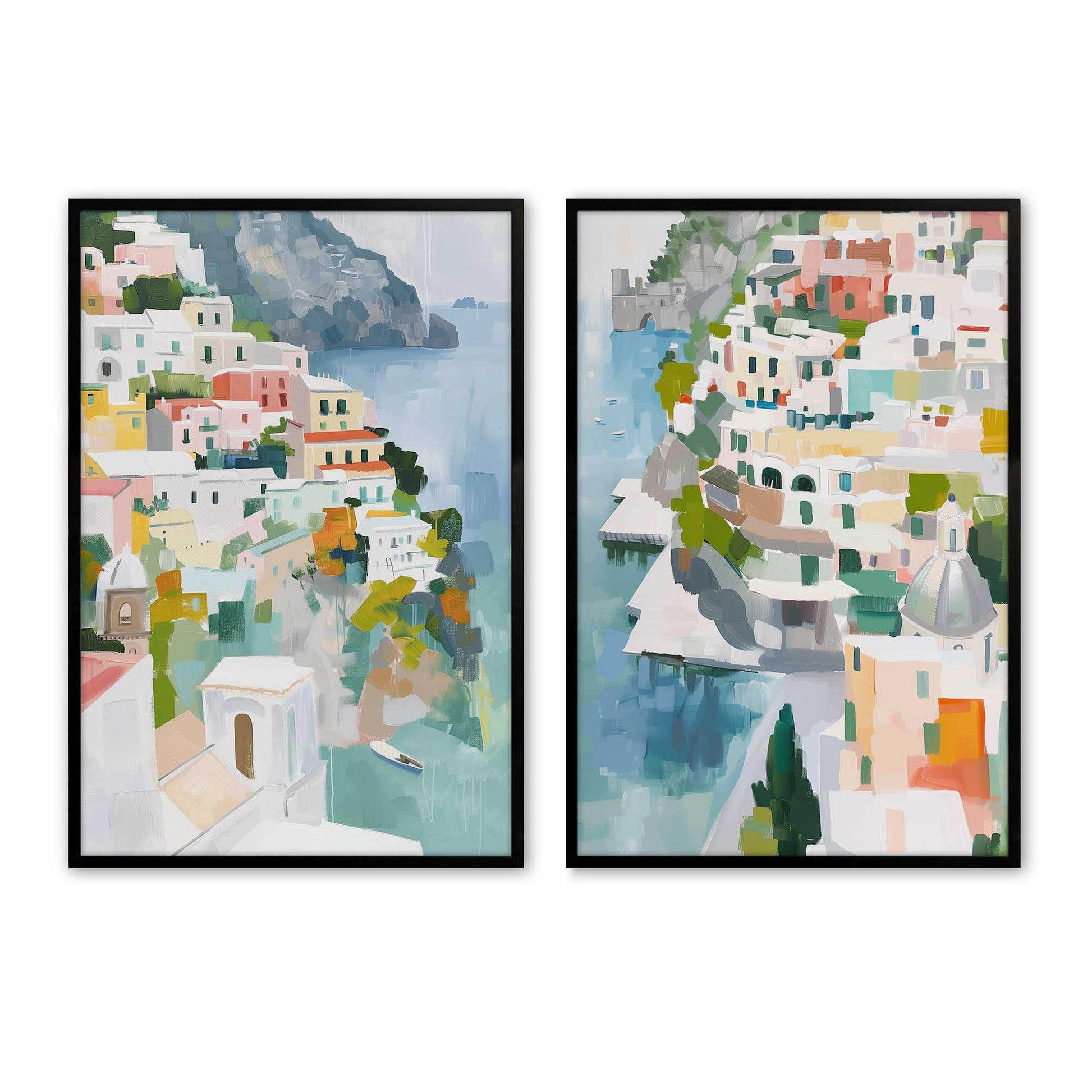 [Color:Satin Black], Picture of art in a Satin Black frame