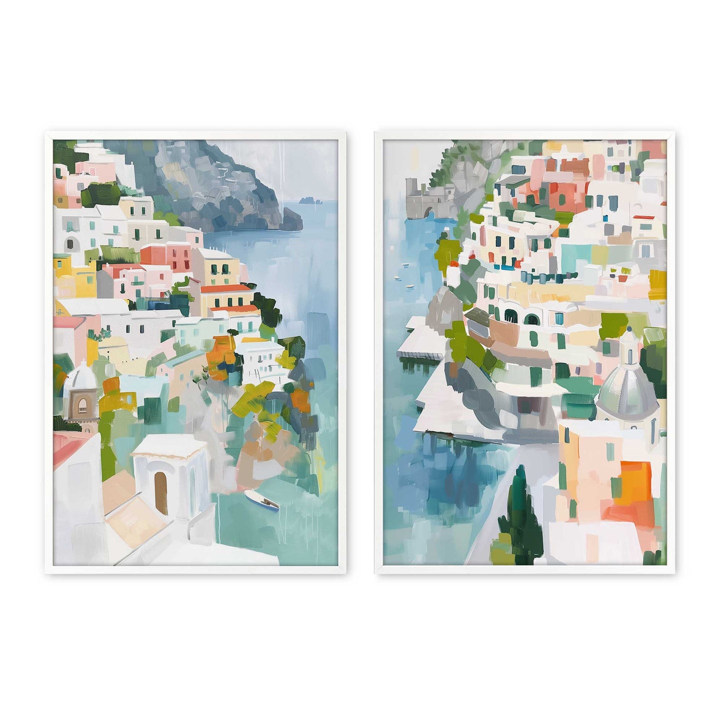 [Color:Opaque White], Picture of art in a Opaque White frame