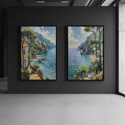 [Color:Opaque White], Picture of art in a White frame